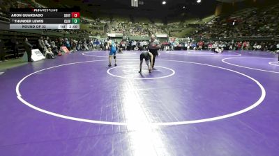 128 lbs Round Of 32 - Aron Guardado, South vs Thunder Lewis, Clovis