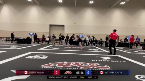 Victoria Fortin vs Sarah Wilson 2025 ADCC Niagara Open