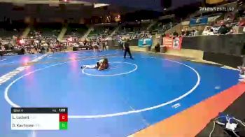 145 lbs Rd Of 16 - Ladarion Lockett, Cowboy Wrestling Club vs Delton Kaufmann, Valiant Prep