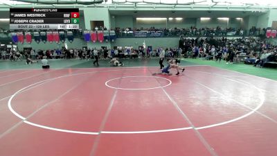 126 lbs Round Of 32 - James Westrick, Ridgefield vs Joseph Crader, Ledyard