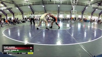 157 lbs 5th Place Match - Flint Guerra, Ohio Northern Univerity vs Robert Owens Jr., Ferrum College