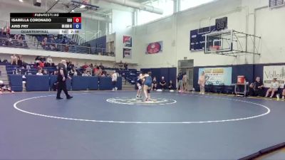117 lbs Quarterfinal - Isabella Coronado, Eastern Oregon University vs Aris Fry, Big Bend Community College