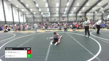 102 lbs Consolation - Declan Rickel Cruz, Team Aggression vs Kellen Frost, Team Aggression