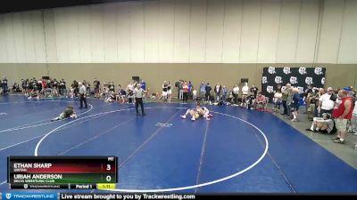 132 lbs 1st Place Match - Ethan Sharp, Uintah vs Uriah Anderson, Delta Wrestling Club