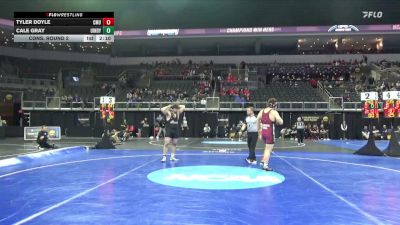 285 lbs Cons. Round 2 - Cale Gray, UIndy vs Tyler Doyle, Colorado Mesa