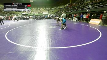 128 lbs Quarterfinal - Bryce Pasvogel, Clovis North vs Thunder Lewis, Clovis
