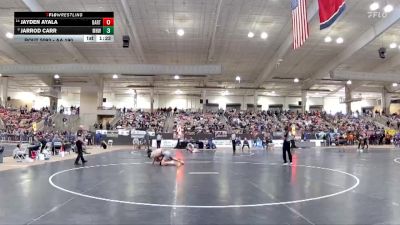 AA 190 lbs Champ. Round 1 - Jarrod Carr, Morristown-Hamblen High School West vs Jayden Ayala, Bartlett High School