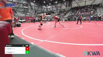 138-155 lbs Rr Rnd 2 - Destiny Doyle, Henryetta Knights Wrestling Club vs Charlee Hodge, Sperry Wrestling Club