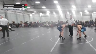 165 lbs Round 1 (10 Team) - Ethan Bowman, Grindstone WC vs Zach Schrage, Savage WA Black