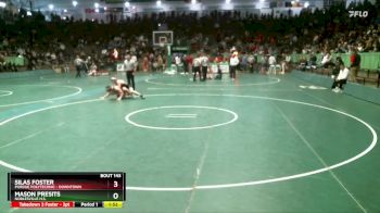 150 lbs Quarterfinal - Silas Foster, Purdue Polytechnic - Downtown vs Mason Presits, Noblesville H.S.
