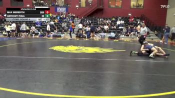 133 lbs Cons. Round 4 - Max Meredith, Shorter vs Anthony Piaia, Keiser University