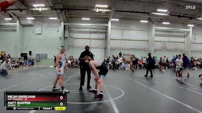 160 lbs Round 5 (8 Team) - Micah Engelman, Mat Assassins vs Matt Shaffer, Kraken