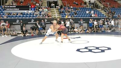 150 lbs Champ. Rd Of 32 - Silas Brown, Indiana vs Lincoln Steele, Idaho