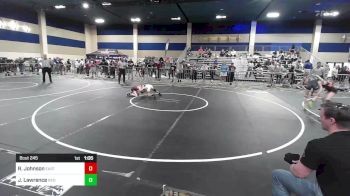 70 lbs Semifinal - Ryker Johnson, Eastern Oregon Elite vs Julian Lawrence, Red Wave WC