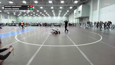 106 lbs Consi Of 16 #2 - Davron Turgunboev, NY vs Maxwell Monroe, GA