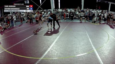 138 lbs Cons. Round 3 - Carl Nihranz, Wrestling University vs Kayden McDonald, Olympia Wrestling Club
