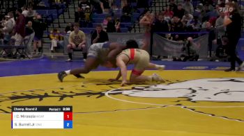 97 lbs Champ. Round 2 - Cole Mirasola, Askren Wrestling Academy vs Steven Burrell Jr, Cavalier Wrestling Club