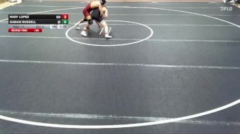 149 lbs Round 2 (6 Team) - Sabian Russell, Quincy vs Rudy Lopez, Northern State