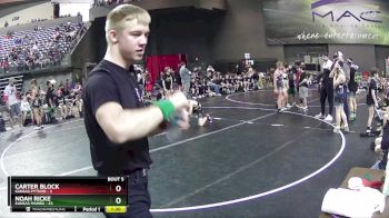 100 lbs Round 3 (4 Team) - Carter Block, Kansas Python vs Noah Ricke, Kansas Mamba