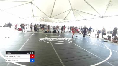 116 lbs Rr Rnd 4 - Marlee Solomon, Team Thunder vs Alisa Murillo, Mojave WC