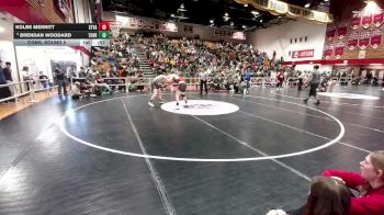 150 lbs Cons. Round 5 - Kolbe Merritt, Star Valley vs Brendan Woodard, Torrington