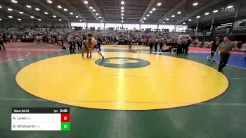 195 lbs Semifinal - Anthony Lowe, GA vs Ryland Whitworth, CA