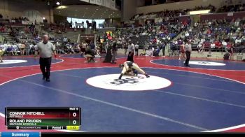 4A 157 lbs Semifinal - Roland Pruden, Southside Batesville vs Connor Mitchell, Pottsville