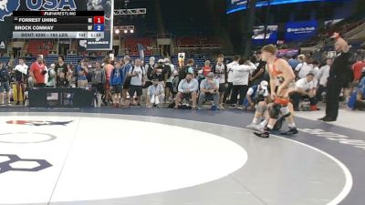 165 lbs Champ. Rd Of 128 - Forrest Uhing, Nebraska vs Brock Conway, New York
