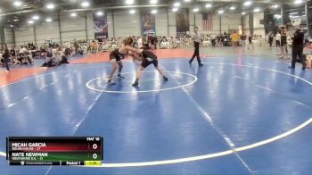 120 lbs Rd# 3 12:00pm Friday - Nate Newman, Westshore D.S. vs Micah Garcia, Rough House