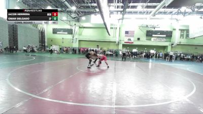 138 lbs Cons. Round 1 - Omar Delgado, SAN PEDRO vs Jacob Herrera, MONROE