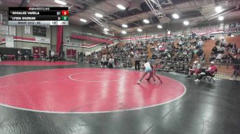 95 lbs 3rd Place Match - Rosalee Varela, Etiwanda vs Lydia Guzman, Santa Ana