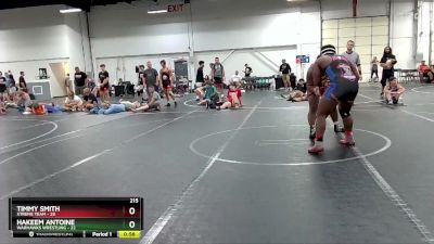 215 lbs Round 4 (8 Team) - Hakeem Antoine, Warhawks Wrestling vs Timmy Smith, Xtreme Team