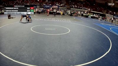 D 1 126 lbs Cons. Round 3 - Brennan Mays, Sulphur vs Bryce Rouege, Northshore