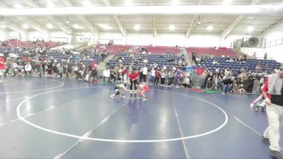 57 lbs Champ. Round 1 - Titan Petersen, Shootbox Wrestling Club vs Yazzie Gutierrez, Salt Flats Wrestling Club