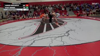 157 lbs Quarterfinal - Karder Brekunitch, AGWSR vs Wyatt Renner, Jesup