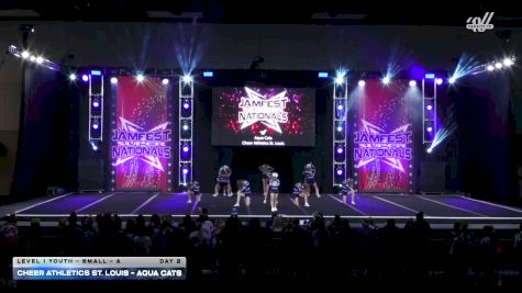 Cheer Athletics St. Louis - Aqua Cats [2026 L1 Youth - Small - A DAY 2] 2026 JAMfest Cheer Super Nationals