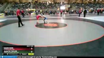 82 lbs Cons. Round 2 - Gavin Wise, Glendale Mat Club vs Quintin Taylor, Steelclaw Wrestling Club