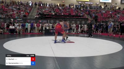 125 kg 5th Place - Connor Barket, Indiana vs Alex Semenenko, Brown University