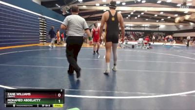 285 lbs Cons. Round 3 - Mohamed Abdelatty, Ursinus vs Zane Williams, Liberty