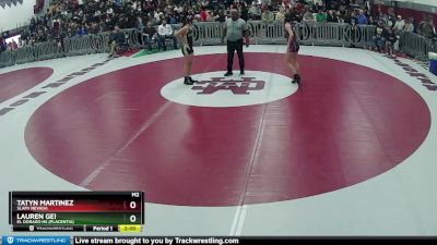 125 lbs Champ. Round 1 - Tatyn Martinez, SLAM! NEVADA vs Lauren Gei, El Dorado HS (Placentia)