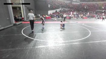 110 lbs Cons. Round 4 - Kale Crass, Crass Trained vs Eamon Neitzel, Hudson