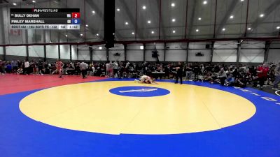 16U Boys FS - 132 lbs Cons. Round 3 - Sully DeHan, WA vs Finley Marshall, OR