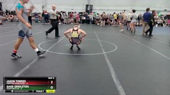 126 lbs Round 4 (8 Team) - Gage Singleton, Team Shutt GT vs Jason Torres, Prestige Worldwide
