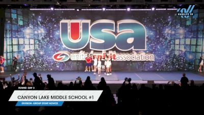 Canyon Lake Middle School #1 [2024 Group Stunt Novice Day 3] 2024 USA Spirit Nationals/Collegiate Champs/Jr. Nats