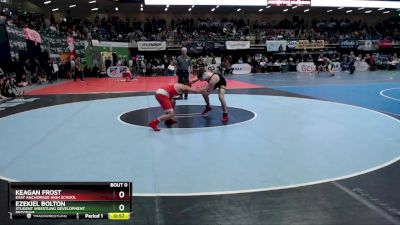 145 lbs Cons. Round 1 - Keagan Frost, East Anchorage High School vs Ezekiel Bolton, Student Wrestling Development Program