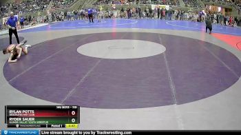 110 lbs Cons. Round 1 - Rylan Potts, Deschutes Mat Club vs Ryder Sauer, Illinois Valley Youth Wrestlin