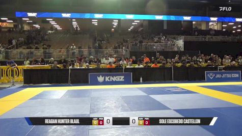 Sole Escobedo Castellon vs Reagan Hunter Blaul 2025 Pan Kids Jiu-Jitsu IBJJF Championship