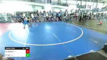 90 lbs Quarterfinal - Micah Salcido, Parker Invictus vs Parker Lee, Ramona Dawg Pound