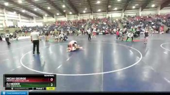 150 lbs Semifinal - Dj Neider, East Idaho Elite vs Micah George, Wasatch Wrestling Club