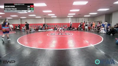 126 lbs Consolation - Lucas Howe, Coweta Tiger Wrestling vs Hayden Fields, Caney Valley Wrestling